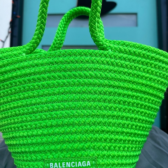Balenciaga Green Ibiza Bask Bag (NWT) - Picture 3 of 5